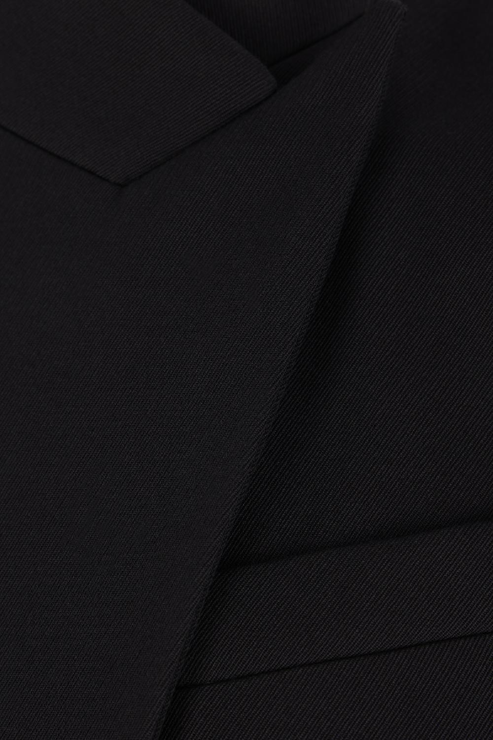 ALEXANDER McQUEEN Giacca Destrutturata Twisted In Twill Cavalry