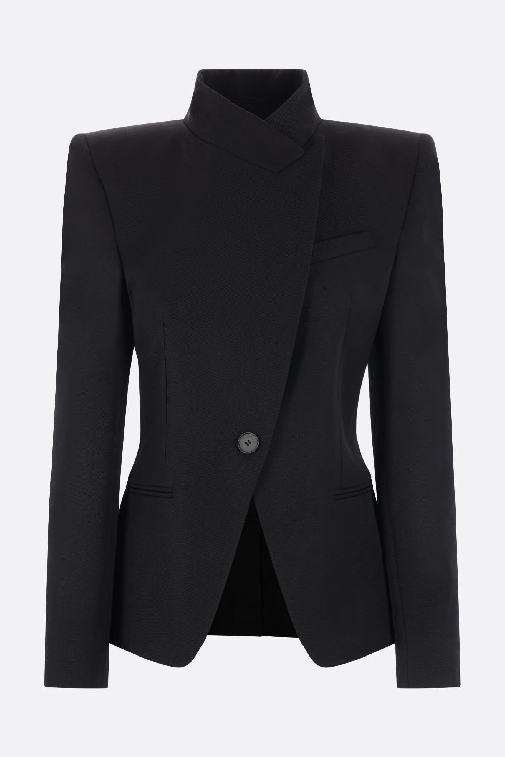 ALEXANDER McQUEEN giacca destrutturata Twisted in twill cavalry