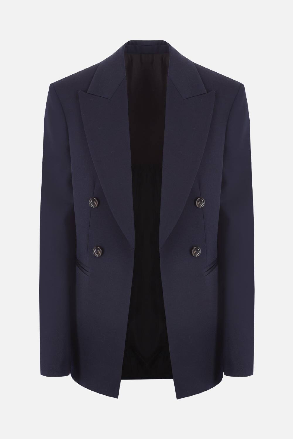 BOTTEGA VENETA giacca doppiopetto in grain de poudre