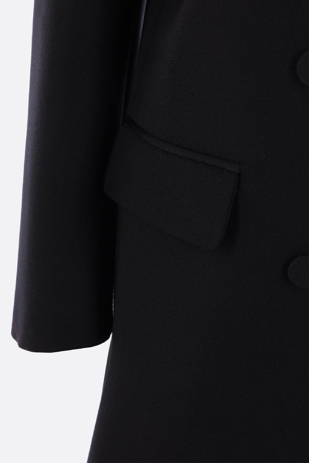 VALENTINO GARAVANI Giacca Doppiopetto Oversize In Grisaglia