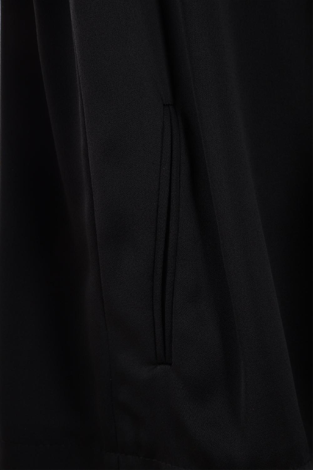 SAINT LAURENT Giacca In Crepe Envers Satin Con Cappuccio