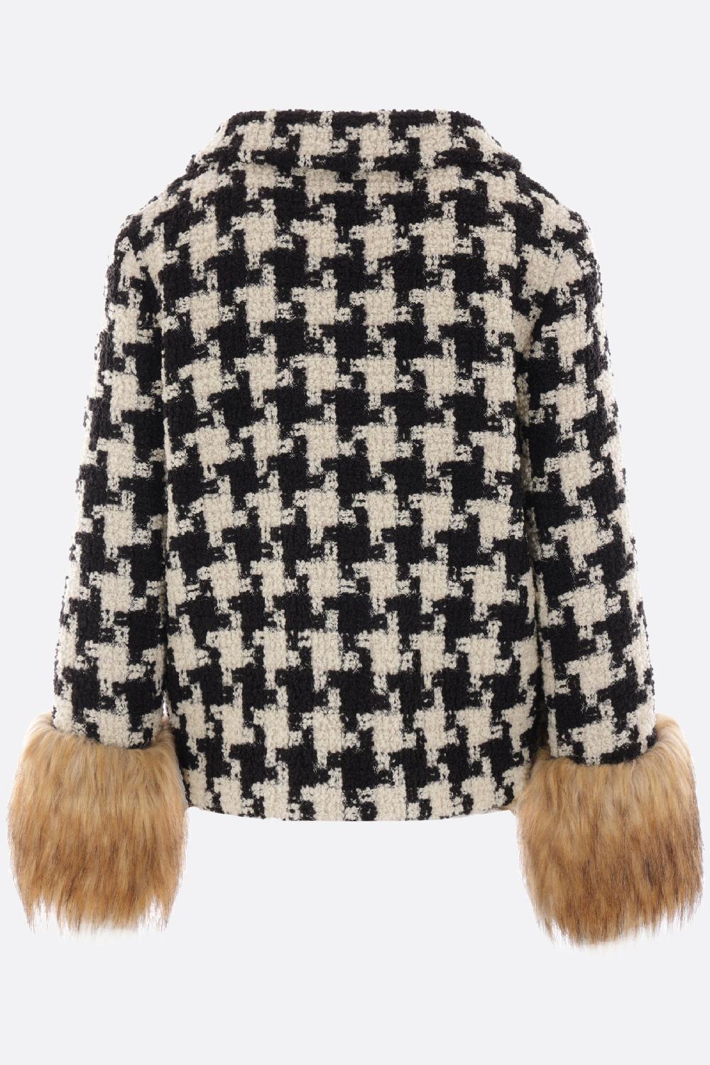 VALENTINO GARAVANI Giacca In Macro Pied De Poule Tweed