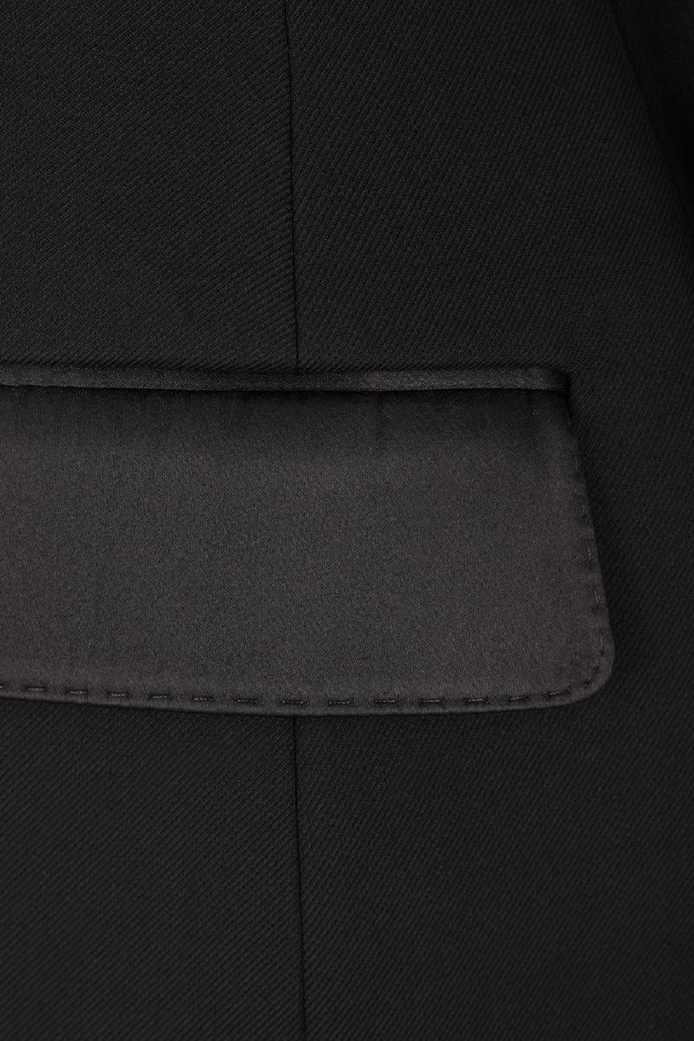 DOLCE & GABBANA Giacca Lunga Tuxedo Dolce In Lana Stretch