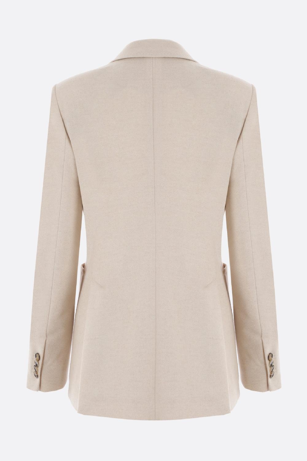 MAX MARA Giacca Monopetto Vitalba In Cashmere Spigato