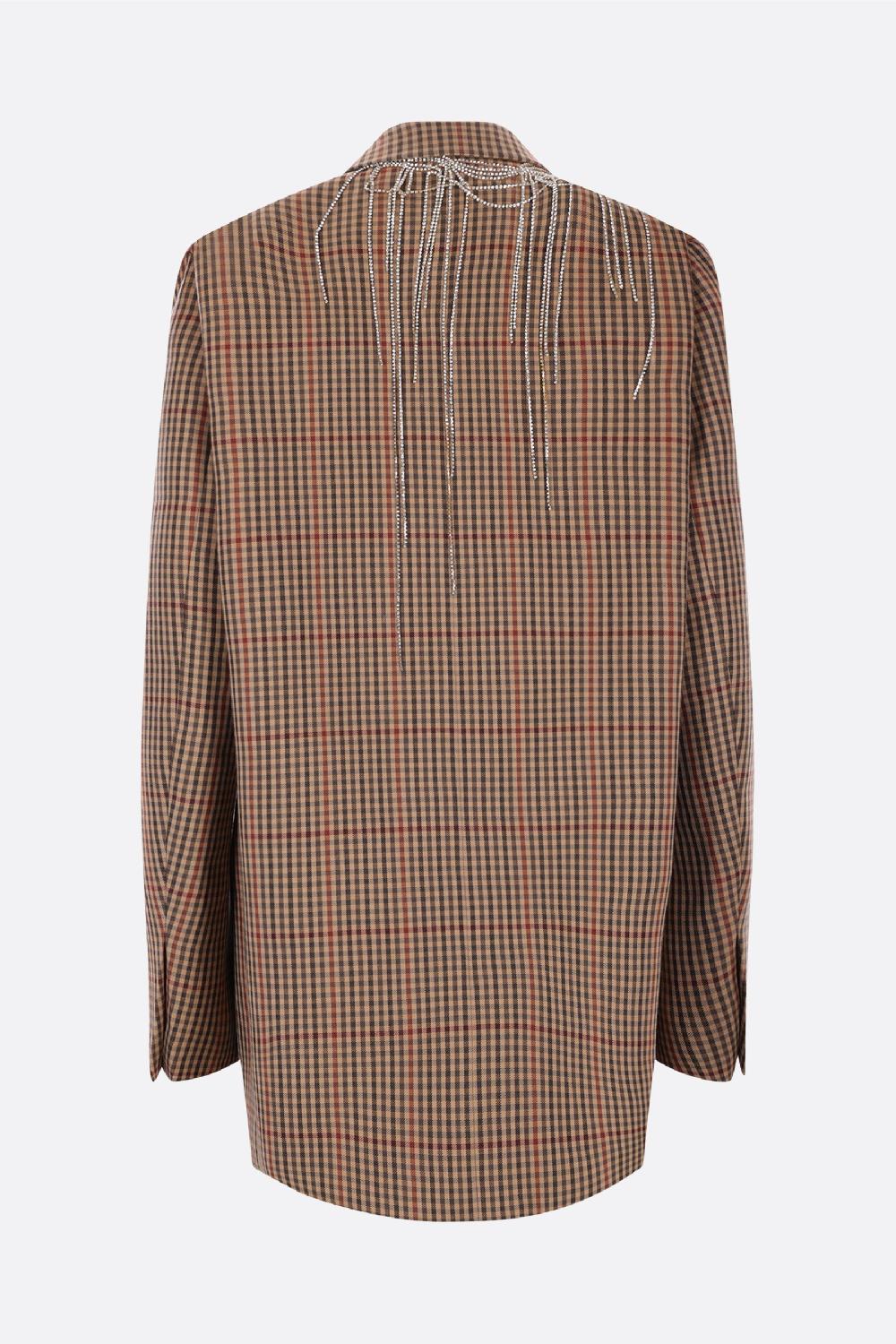 DRIES VAN NOTEN Giacca Oversize Blink In Lana Check