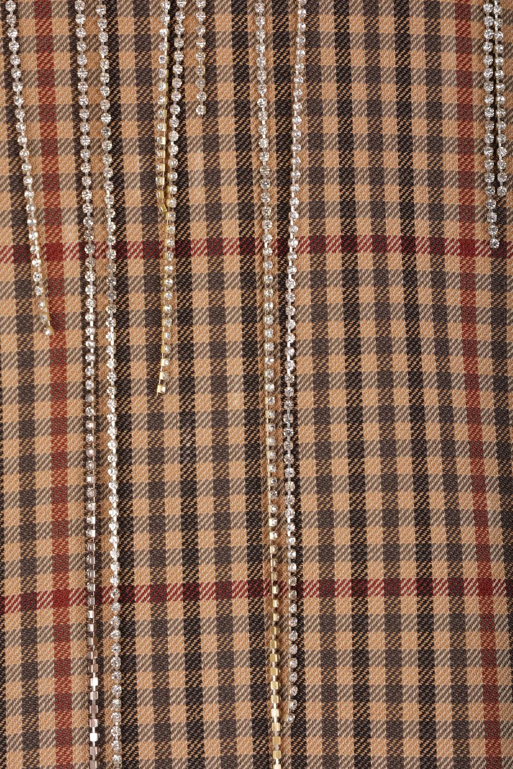 DRIES VAN NOTEN Giacca Oversize Blink In Lana Check