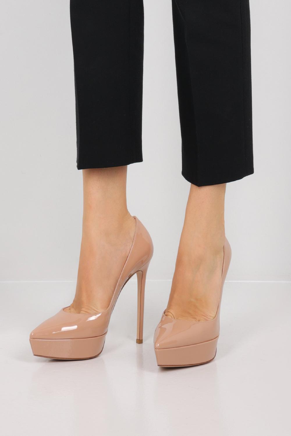 GIANVITO ROSSI Décolleté Platform In Vernice