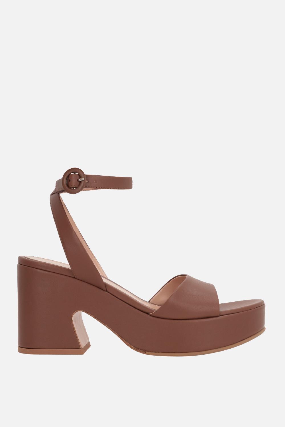 GIANVITO ROSSI sandalo platform Alma in nappa