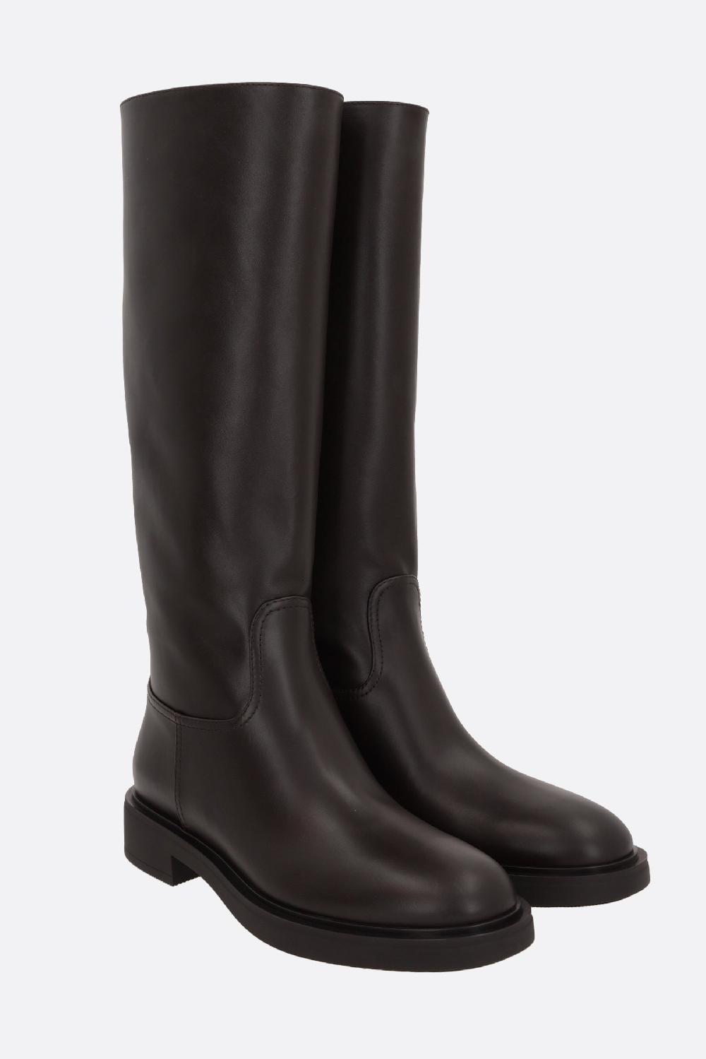 GIANVITO ROSSI Stivale Pull-on In Pelle Liscia