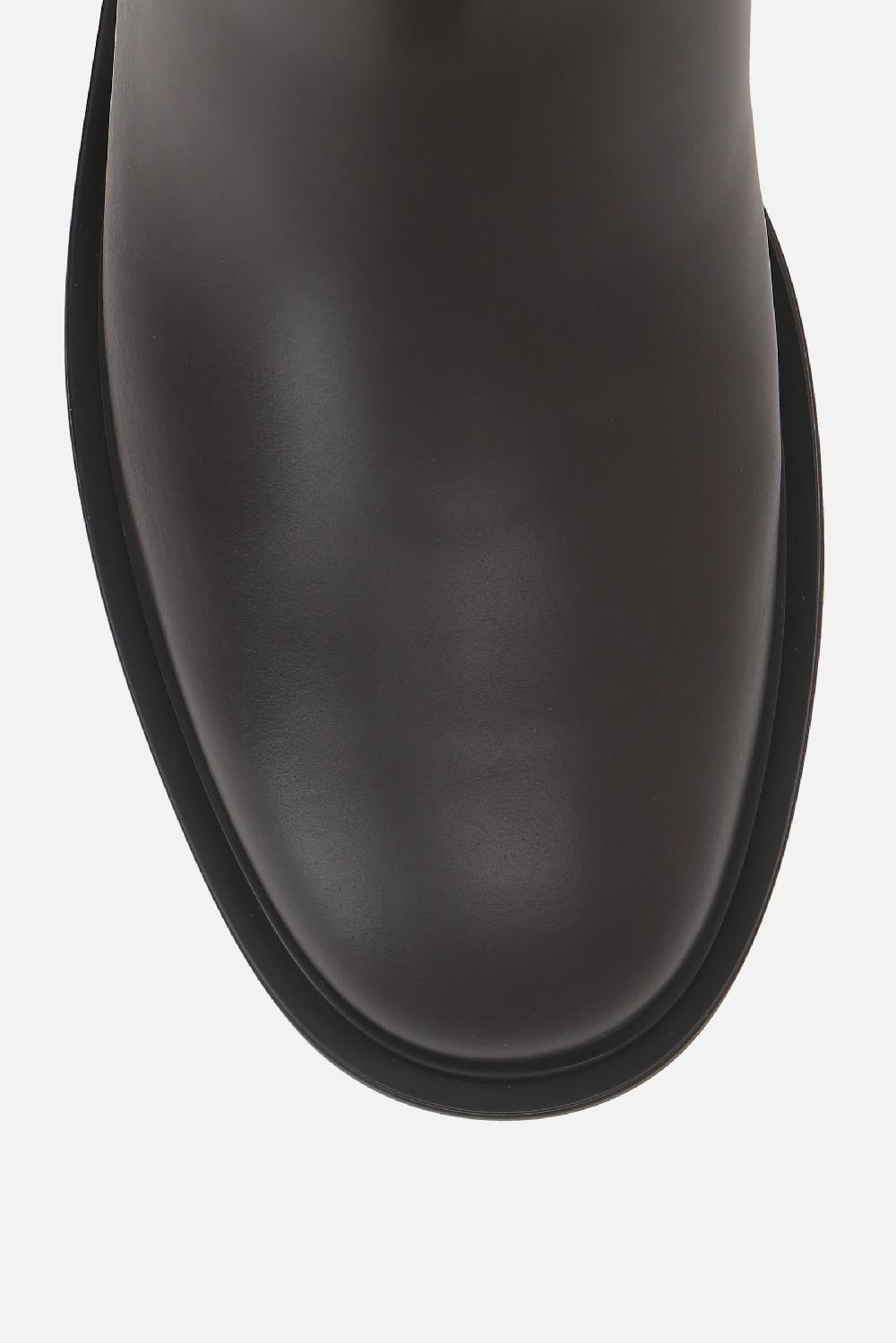 GIANVITO ROSSI Stivale Pull-on In Pelle Liscia