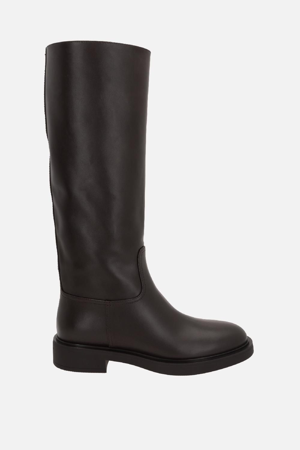 GIANVITO ROSSI stivale pull-on in pelle liscia