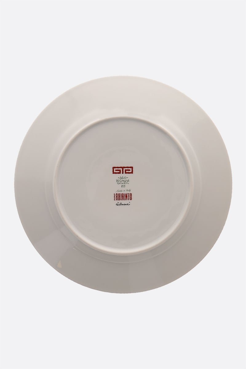 GINORI 1735 Piatto Piano Labirinto In Porcellana