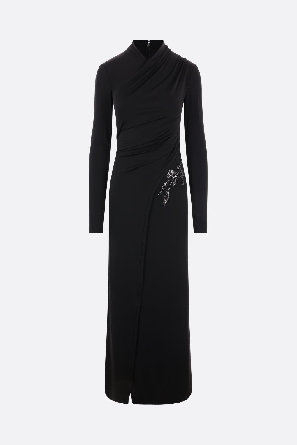 GIORGIO ARMANI abito lungo in jersey stretch