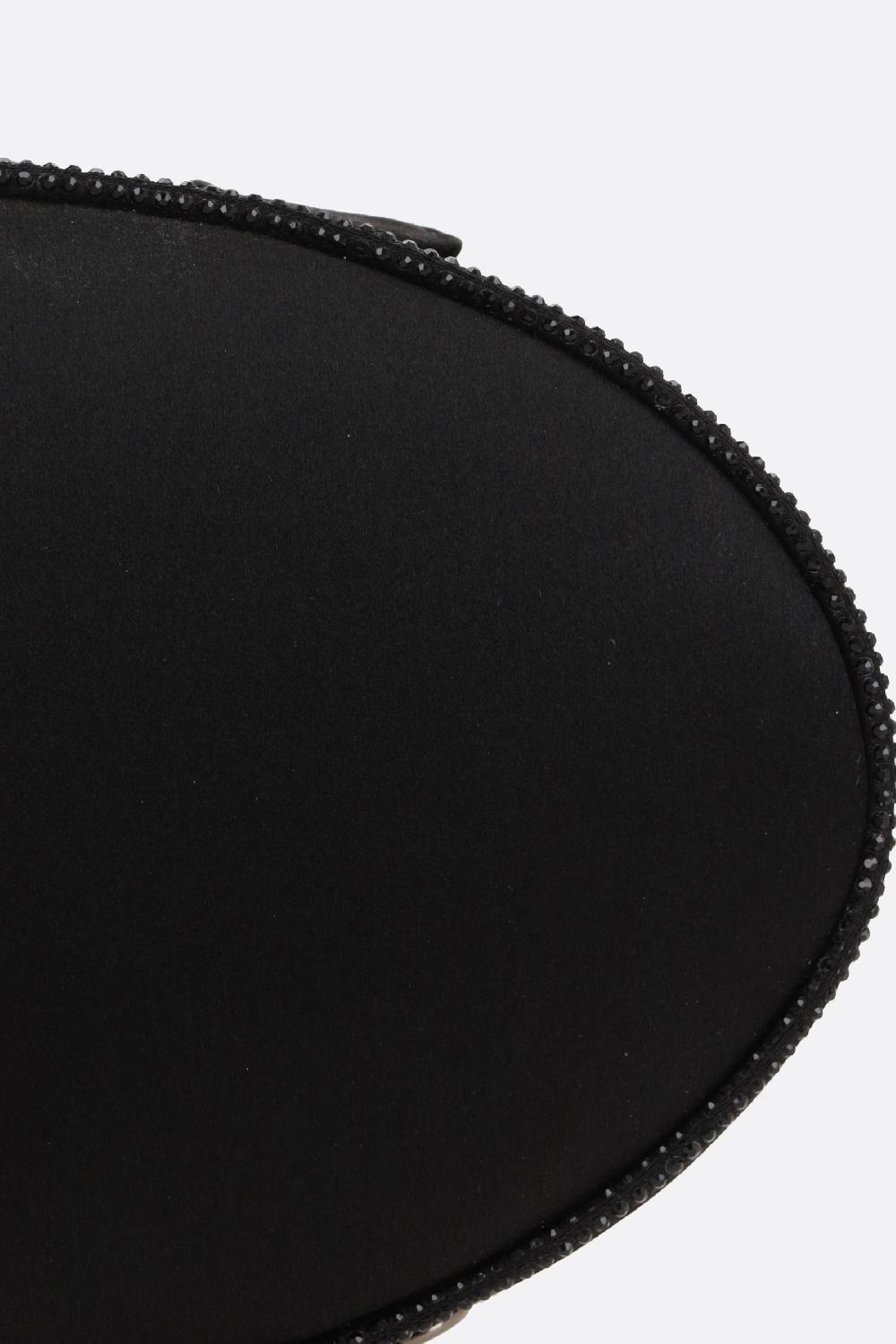 GIORGIO ARMANI Clutch Ovale In Raso Con Tracolla