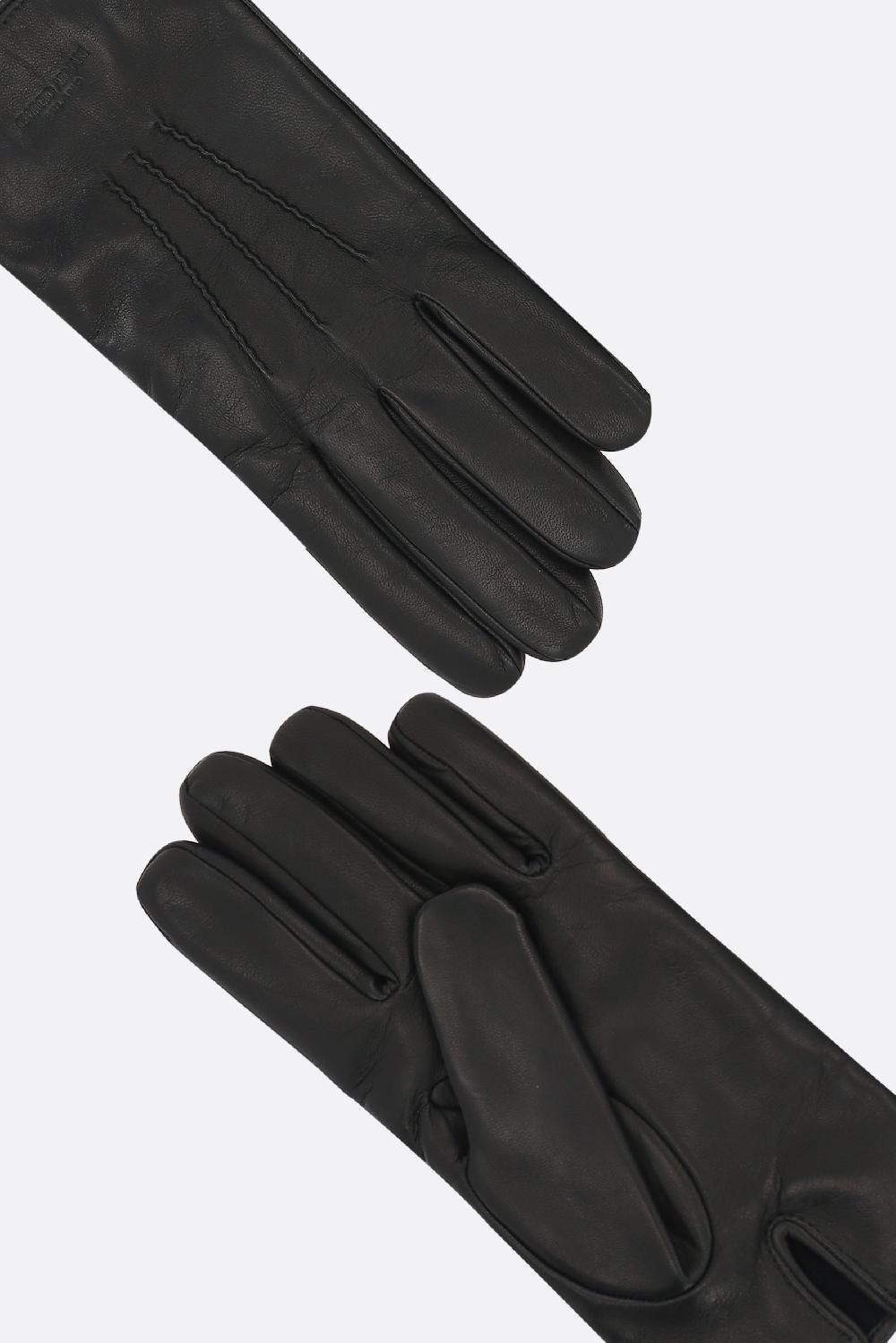 GIORGIO ARMANI Guanti In Nappa Con Logo