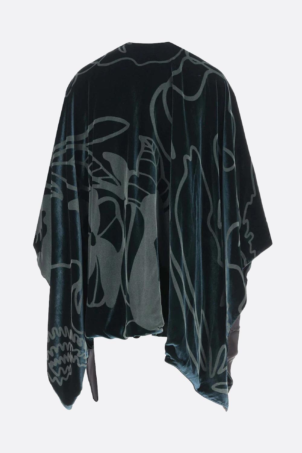 GIORGIO ARMANI Mantella In Velluto Devoré