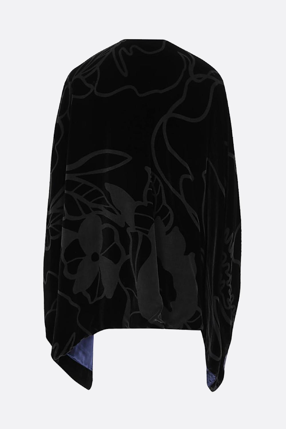 GIORGIO ARMANI Mantella In Velluto Devoré