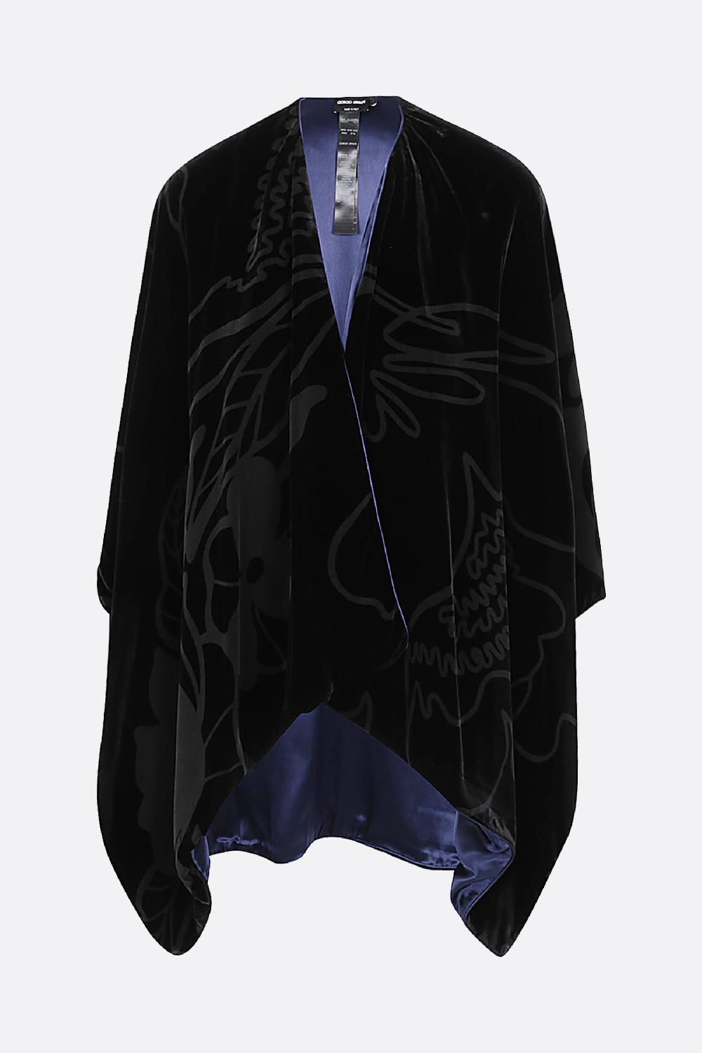 GIORGIO ARMANI Mantella In Velluto Devoré