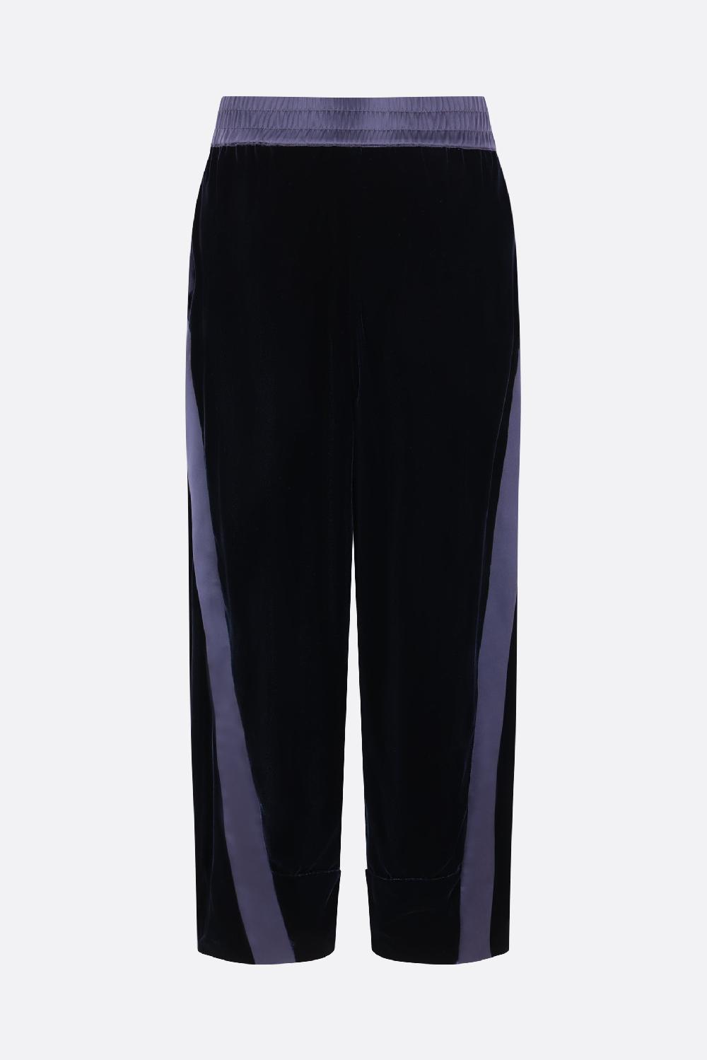 GIORGIO ARMANI Pantalone A Gamba Dritta In Velluto