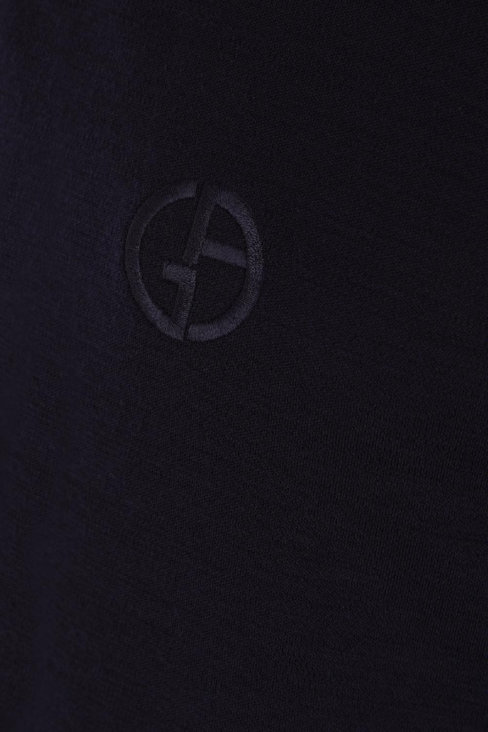 GIORGIO ARMANI Polo In Lana Ricamo GA