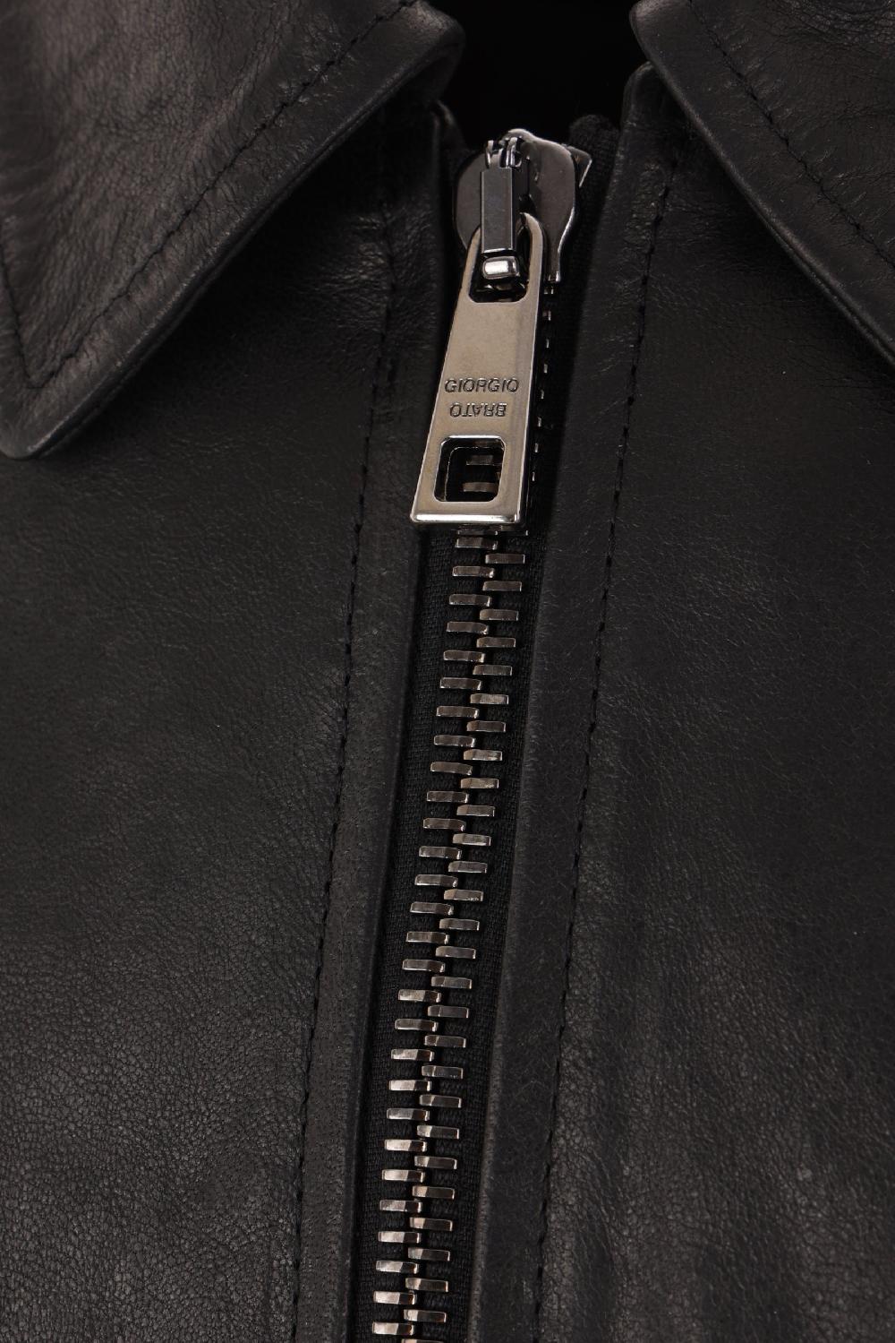 GIORGIO BRATO Giubbotto Aviatore In Pelle