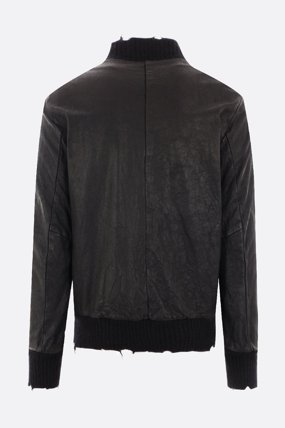 GIORGIO BRATO Giubbotto Bomber In Pelle