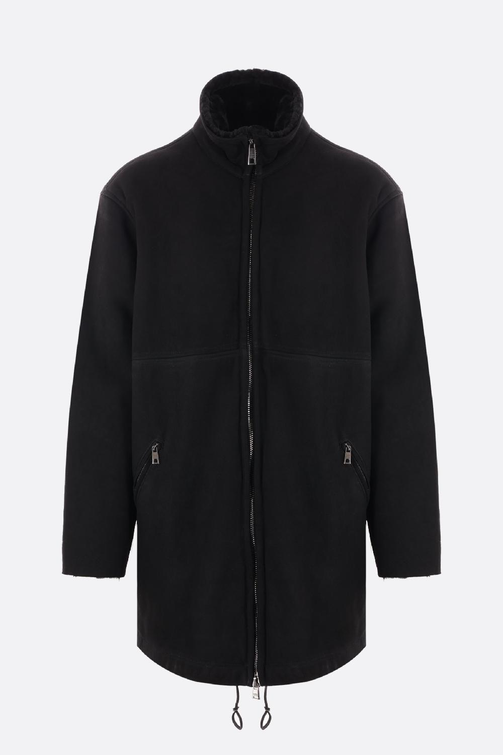 GIORGIO BRATO giubbotto full-zip in shearling