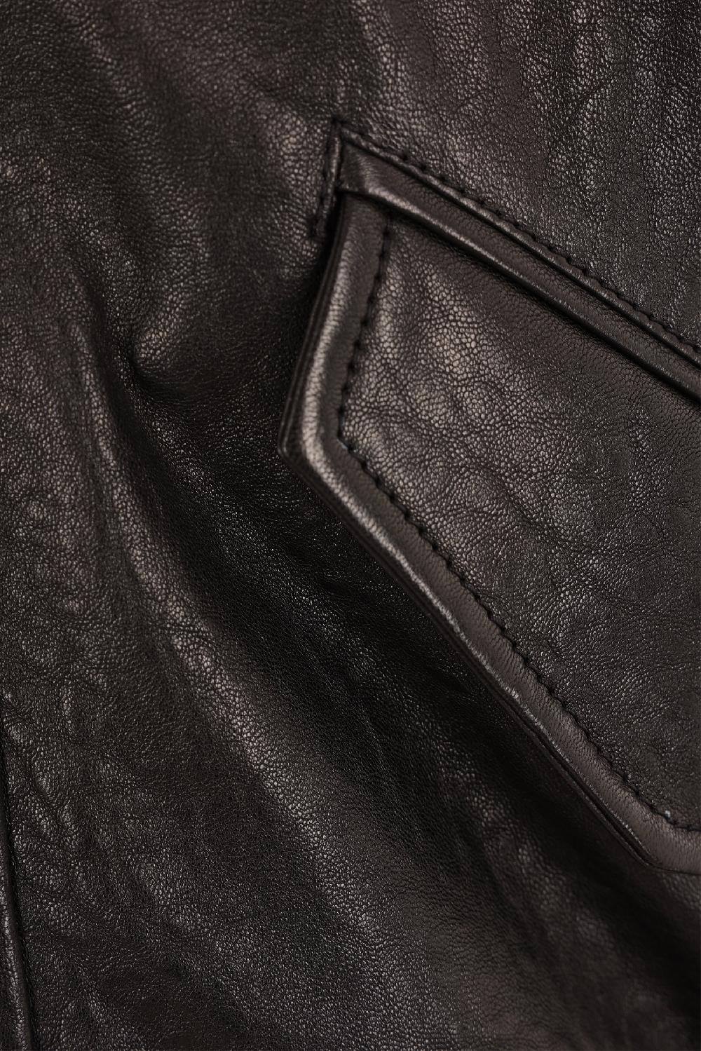 SAINT LAURENT Giubbotto Bomber Imbottito In Nappa Martellata