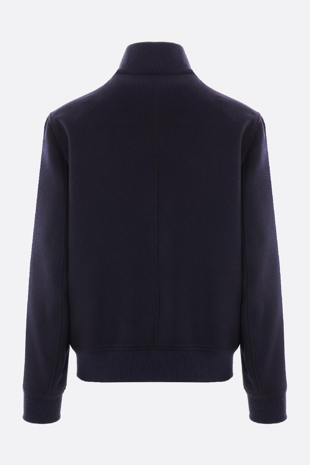 BRUNELLO CUCINELLI Giubbotto Bomber In Beaver Double Di Lana