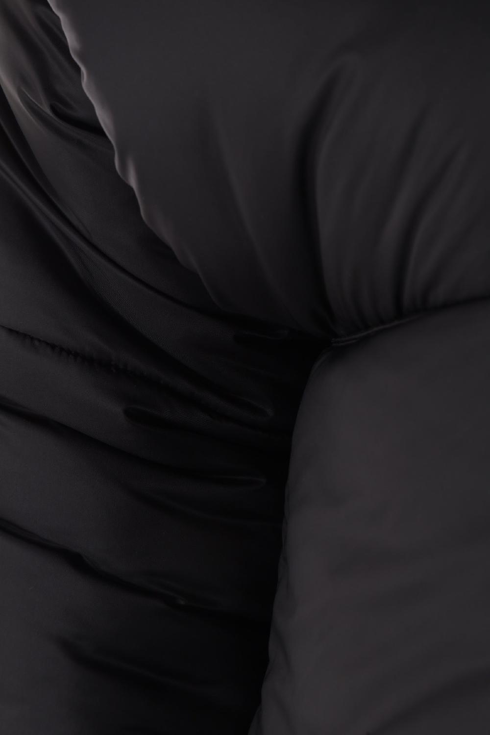 ALAIA Giubbotto Imbottito Cropped Aderente In Nylon