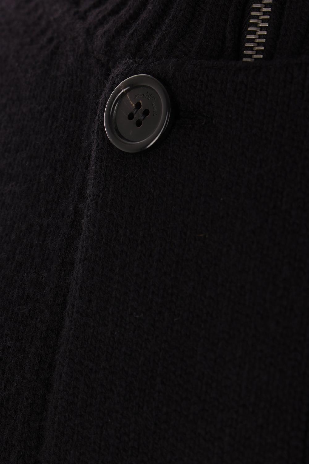 SAINT LAURENT Giubbotto Imbottito In Maglia Di Lana