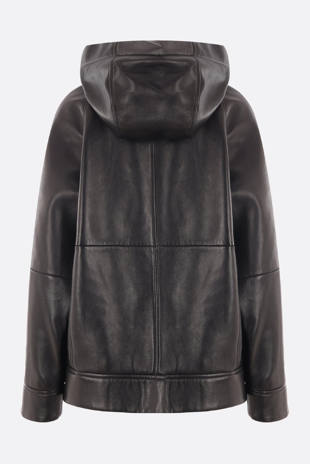 BRUNELLO CUCINELLI Giubbotto In Nappa Con Shiny Trims