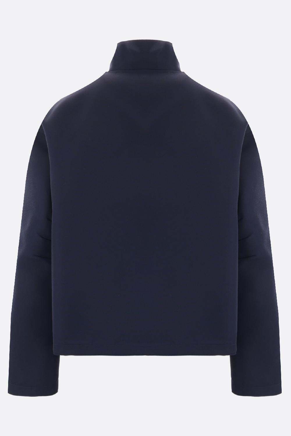 GUCCI Giubbotto Oversize In Lana Tecnica Patch Gucci