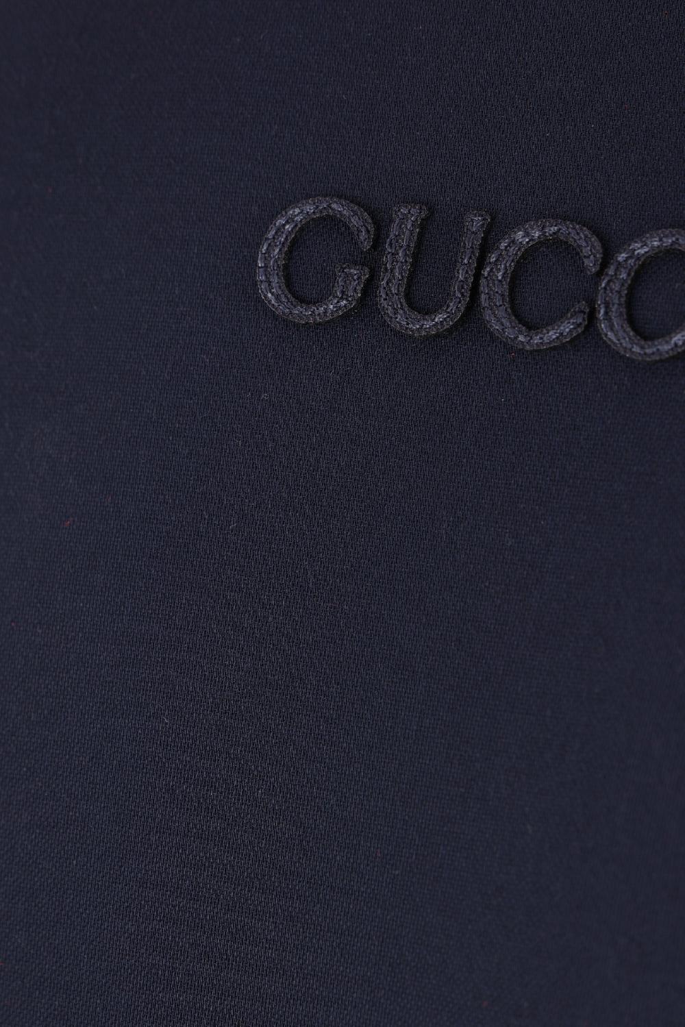 GUCCI Giubbotto Oversize In Lana Tecnica Patch Gucci
