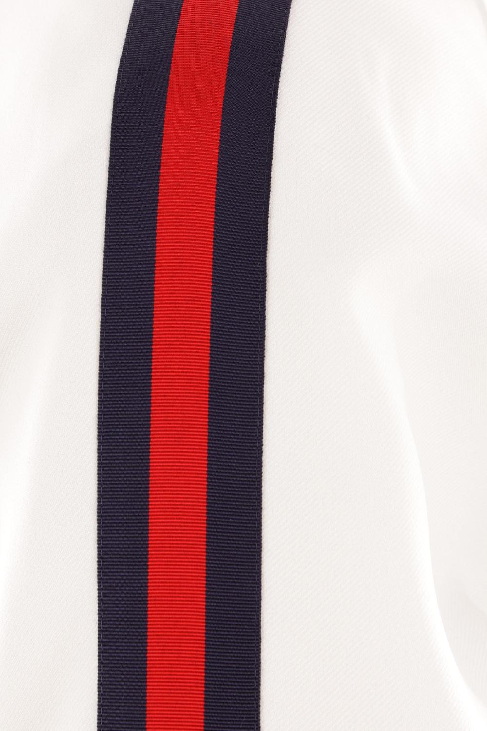 GUCCI Giubbotto Tracksuit In Tessuto Tecnico Banda Web