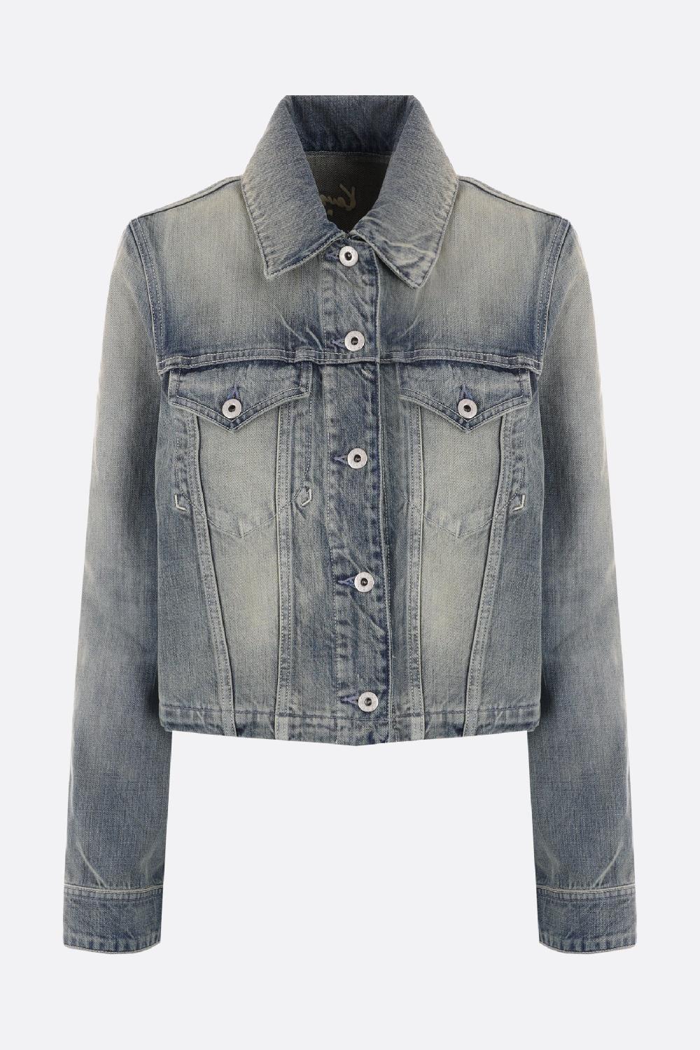 KENZO giubbotto trucker in denim giapponese KENZO Archive