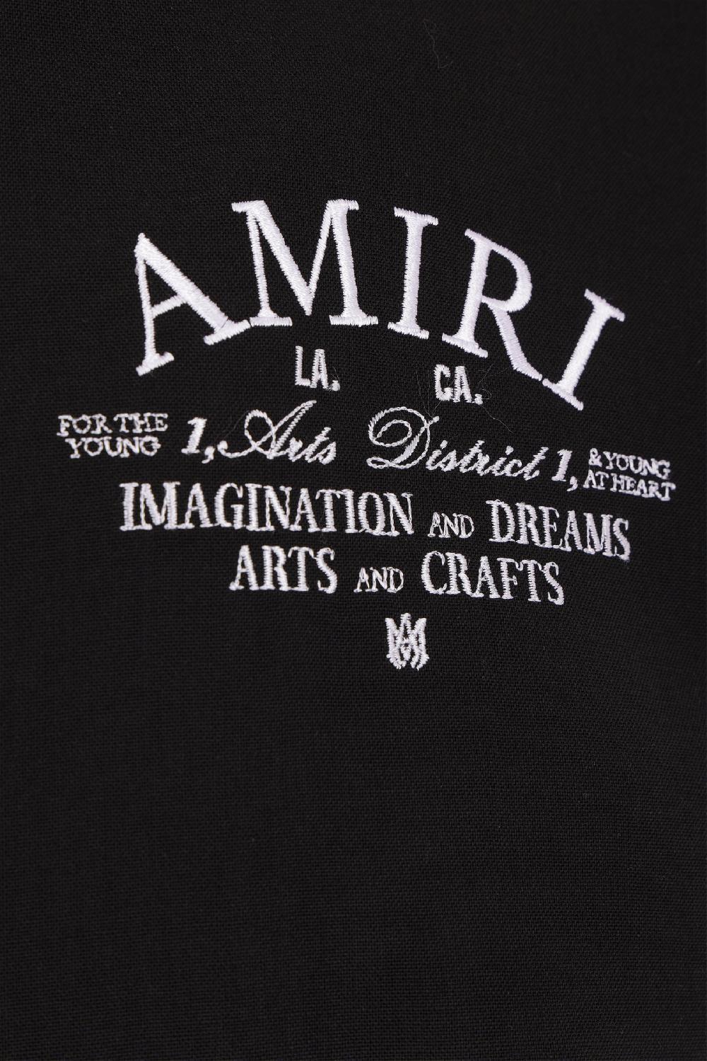 AMIRI Giubotto Full-zip Amiri Arts District In Misto Lana