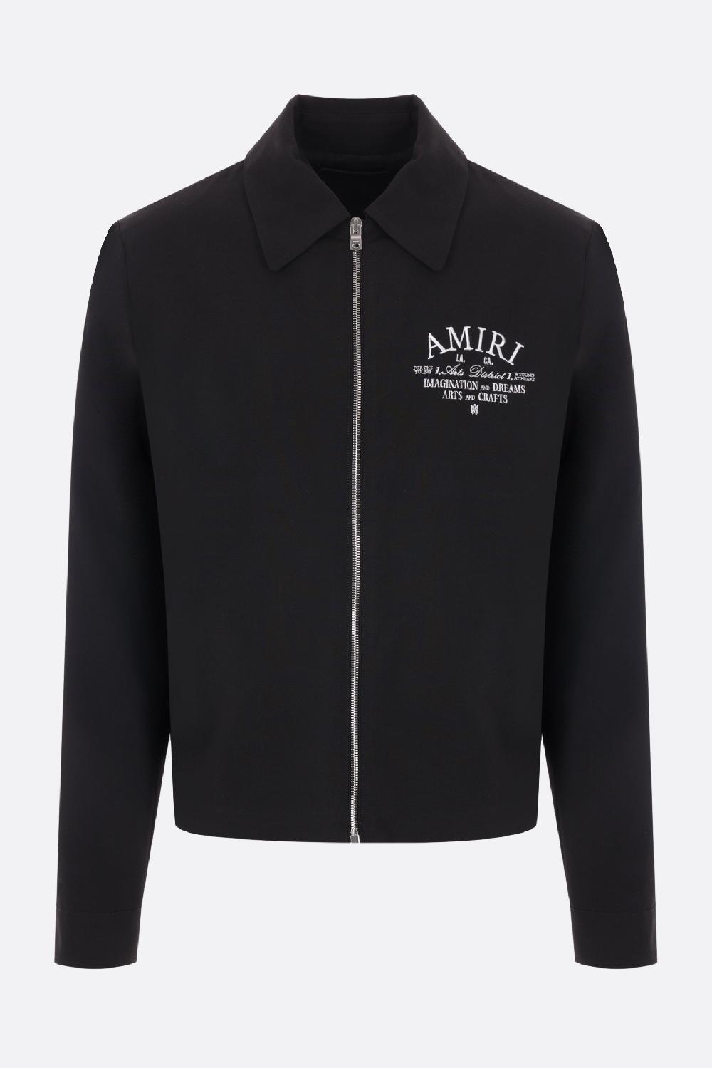 AMIRI giubotto full-zip Amiri Arts District in misto lana