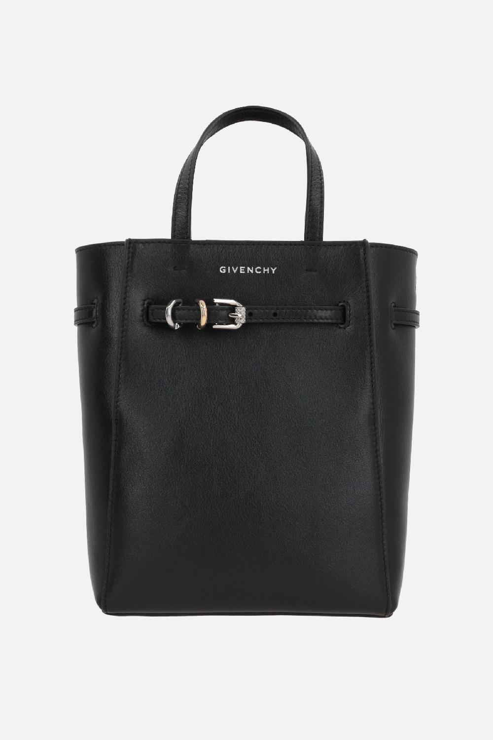 GIVENCHY borsa tote Voyou mini in pelle martellata