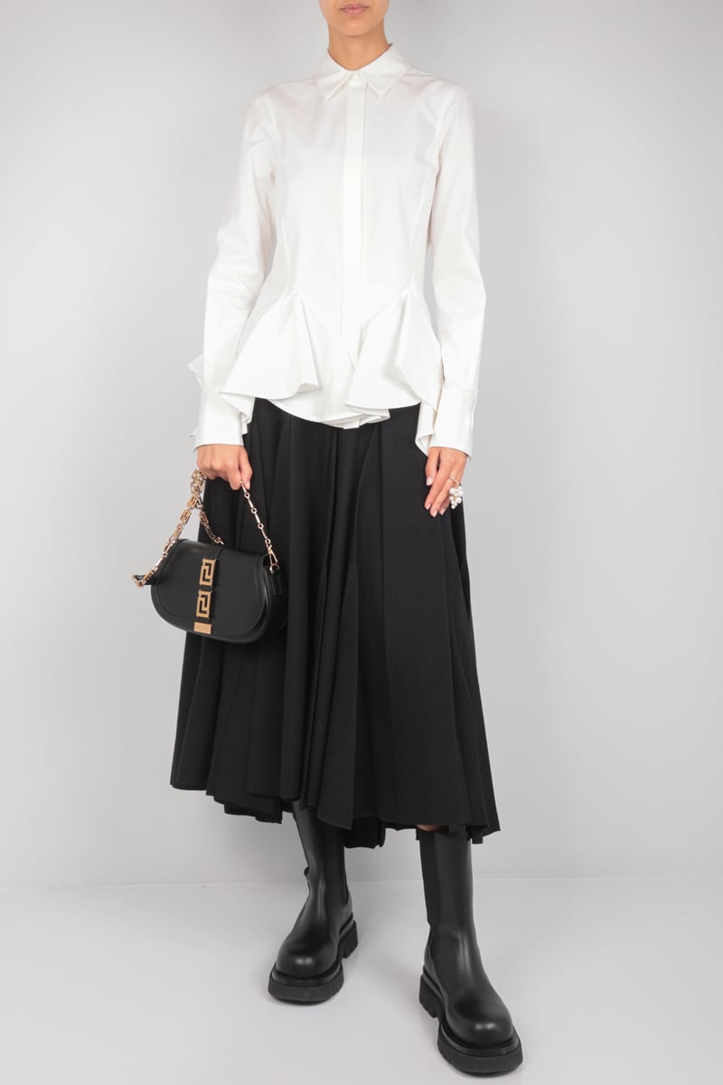 GIVENCHY Camicia In Popeline Con Volant