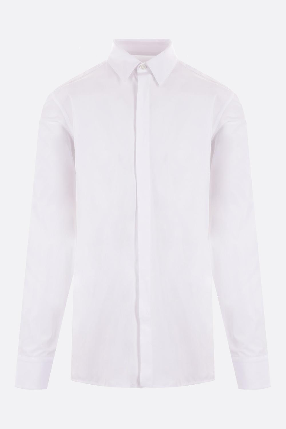 GIVENCHY camicia in popeline ricamo 4G