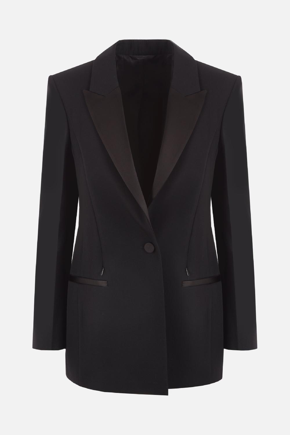 GIVENCHY giacca smoking in grain de poudre