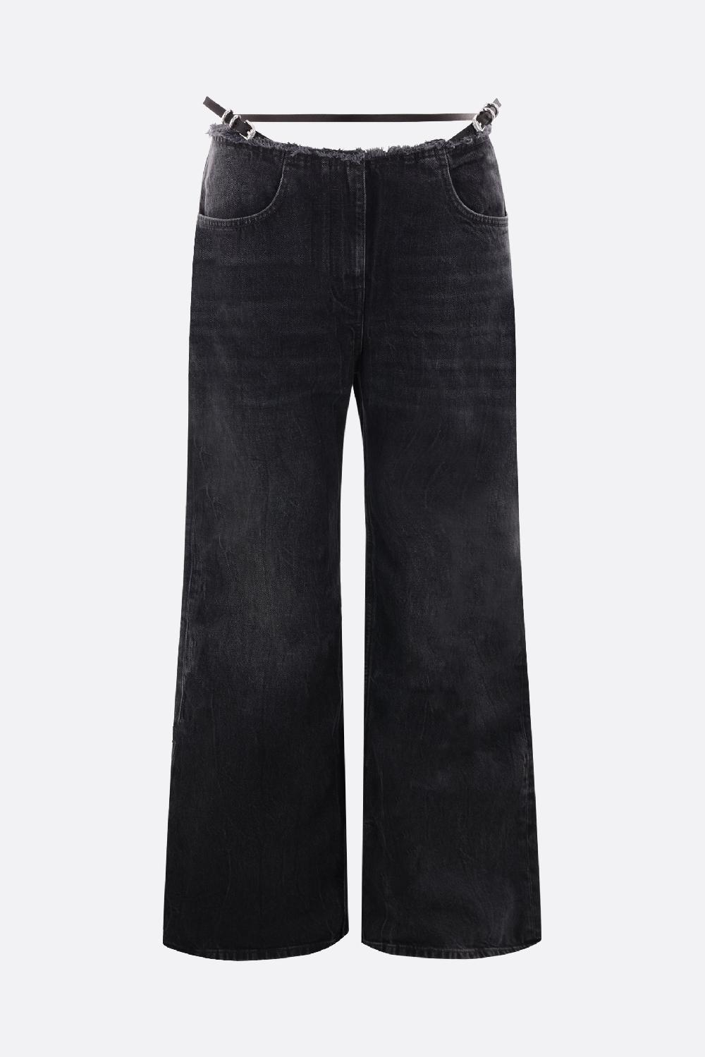 GIVENCHY jeans Voyou a vita bassa in denim