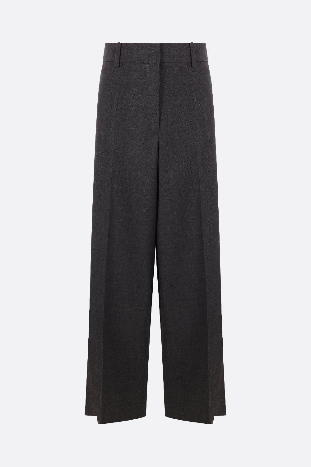GIVENCHY Pantalone Palazzo In Lana Leggera