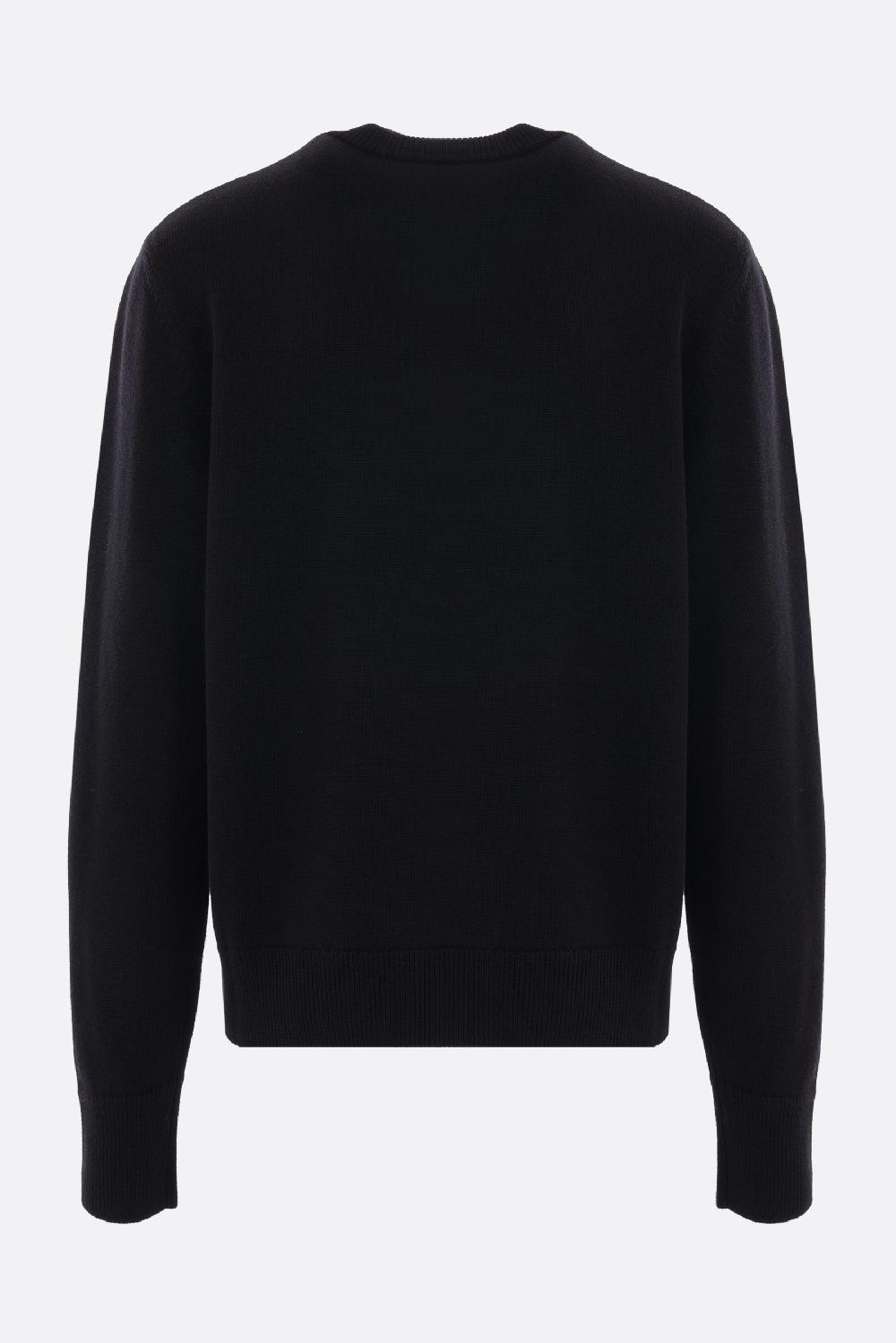 GIVENCHY Pullover In Lana Ricamo Treccia 4G