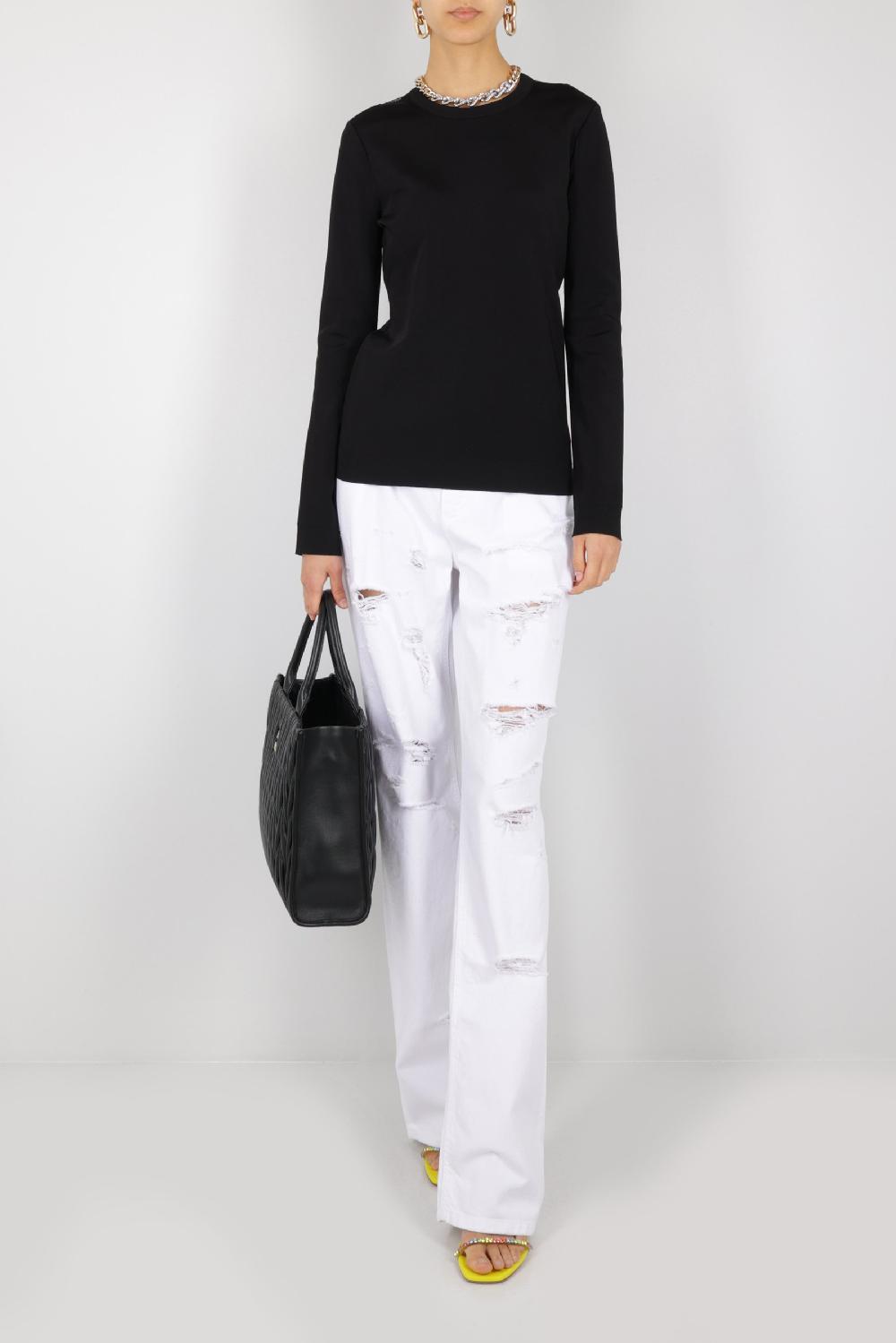 GIVENCHY Pullover In Viscosa Stretch E Pizzo GG