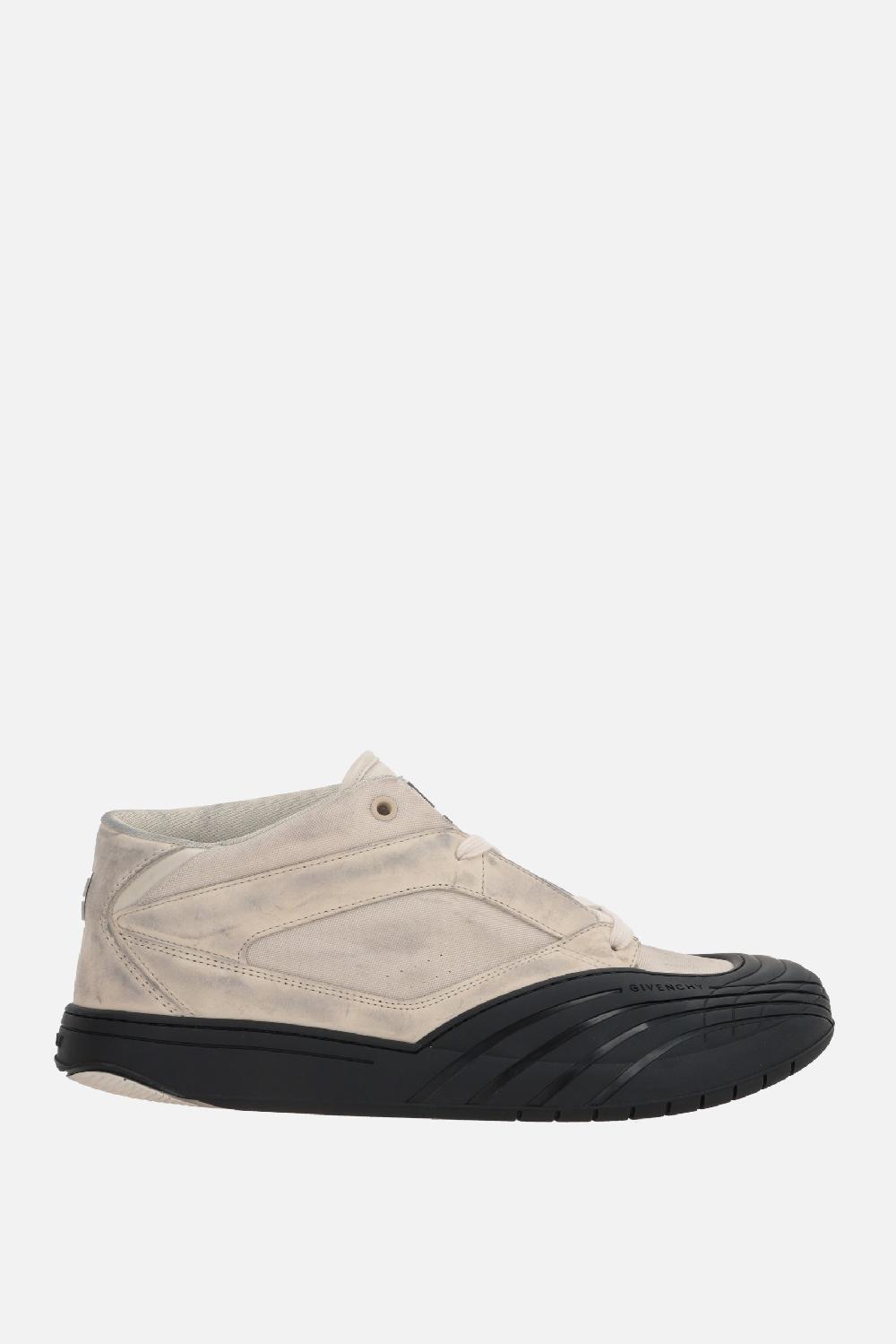 GIVENCHY sneaker Skate in nabuk e nylon vintage