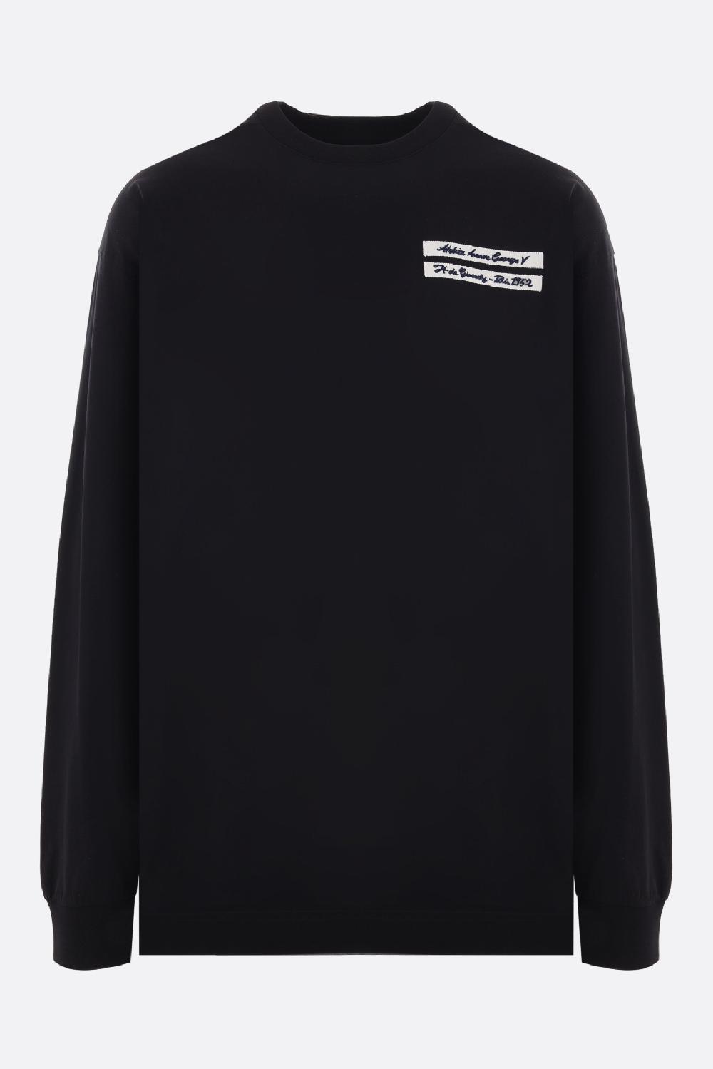 GIVENCHY t-shirt a maniche lunghe in cotone