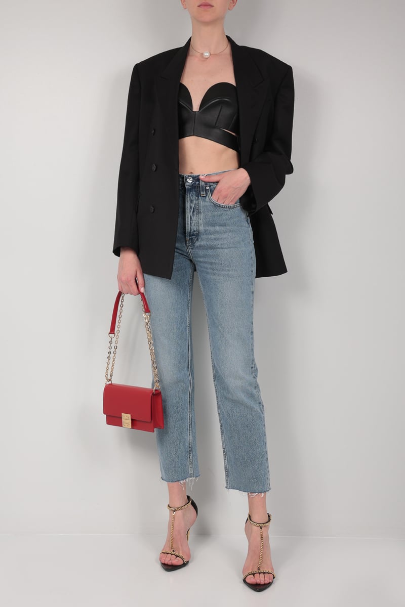 GIVENCHY Top Incrociato In Nappa