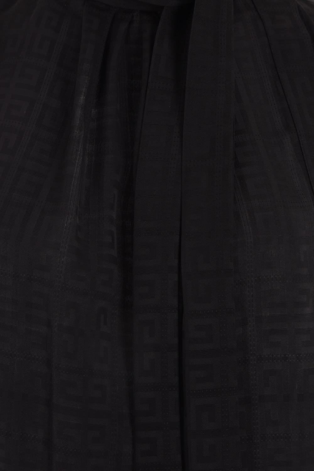 GIVENCHY Top Smanicato In Viscosa Jacquard 4G